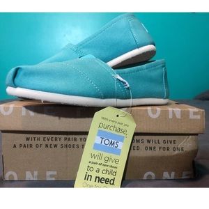 Toms Classic Turquoise Canvas